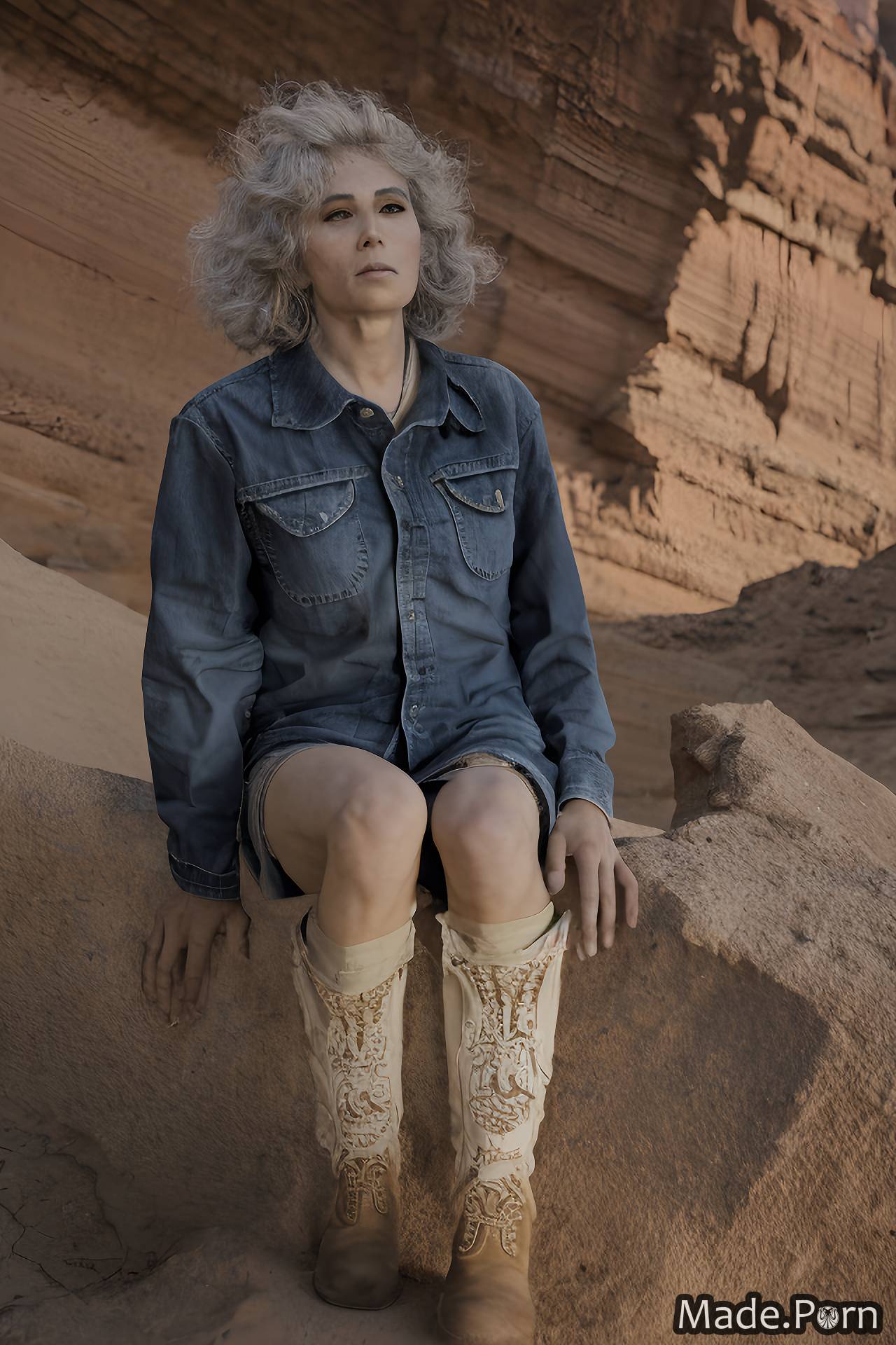 shemale Grand Canyon, USA ashamed boots meditation mid-length hair public